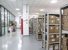 風(fēng)華產(chǎn)品倉庫一角